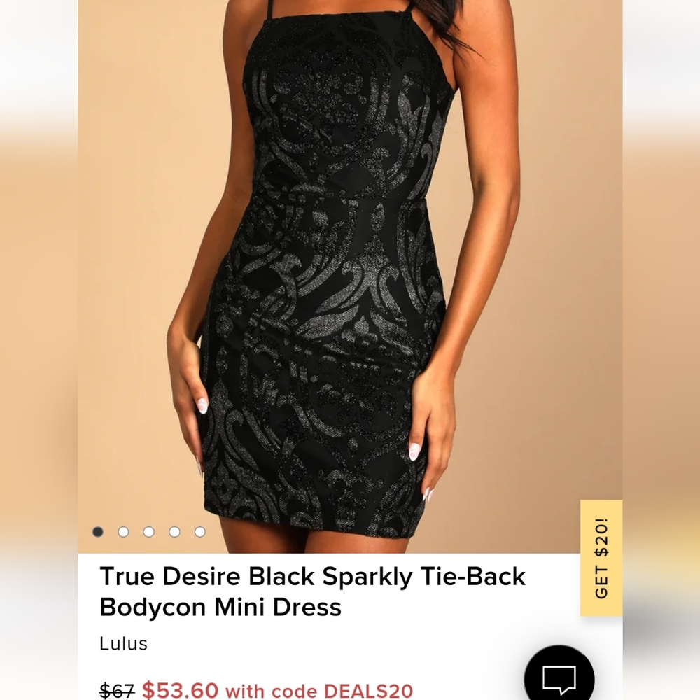 True Desire Black Dress